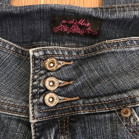 Anchor Blue Skinny Low Rise Jeans - Picture 6 of 9